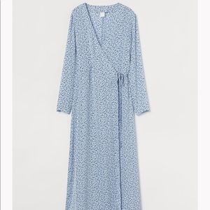 H&M Long Sleeve Midi Dress Size L